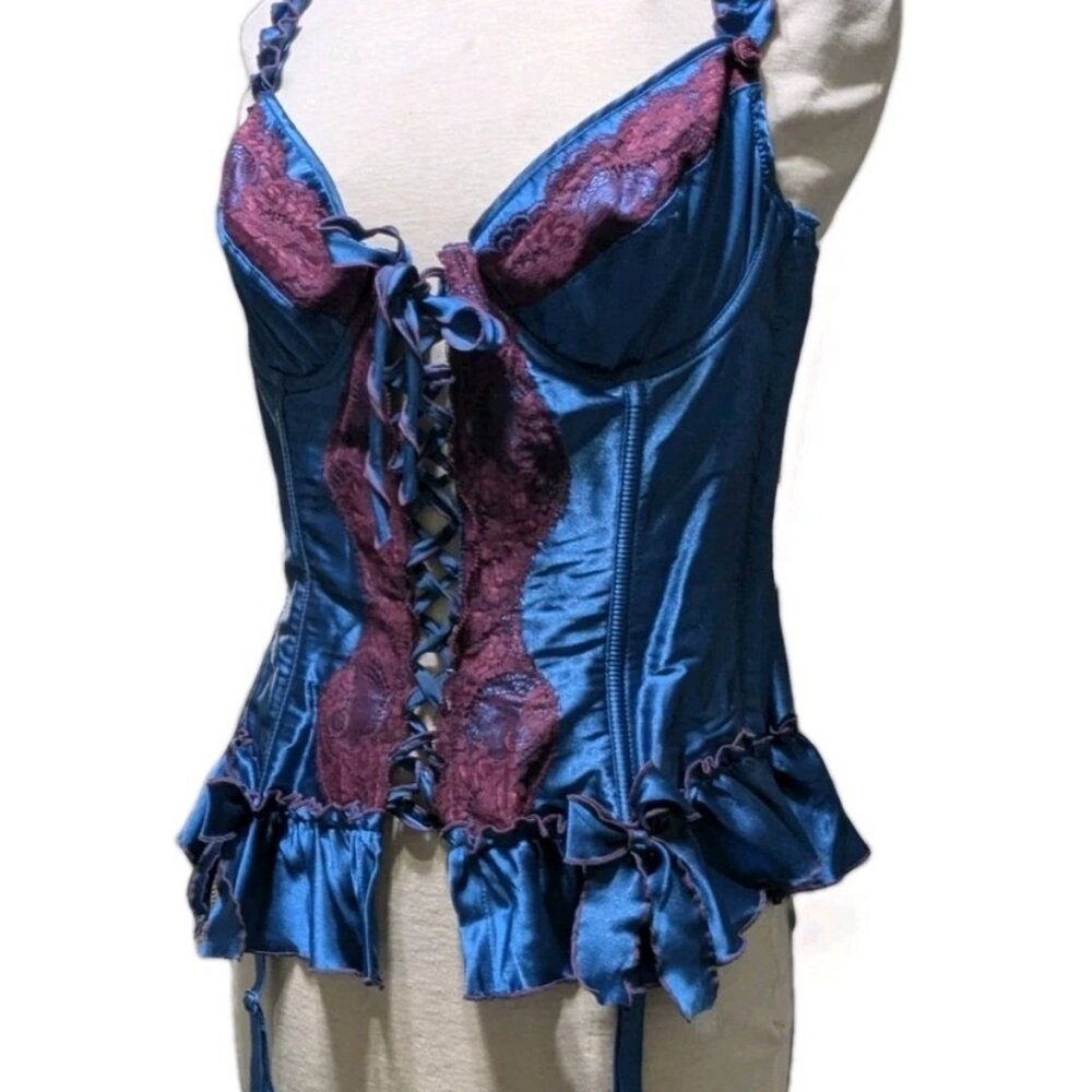 Frederick's of Hollywood Vintage Corset Bustier Lingerie Top